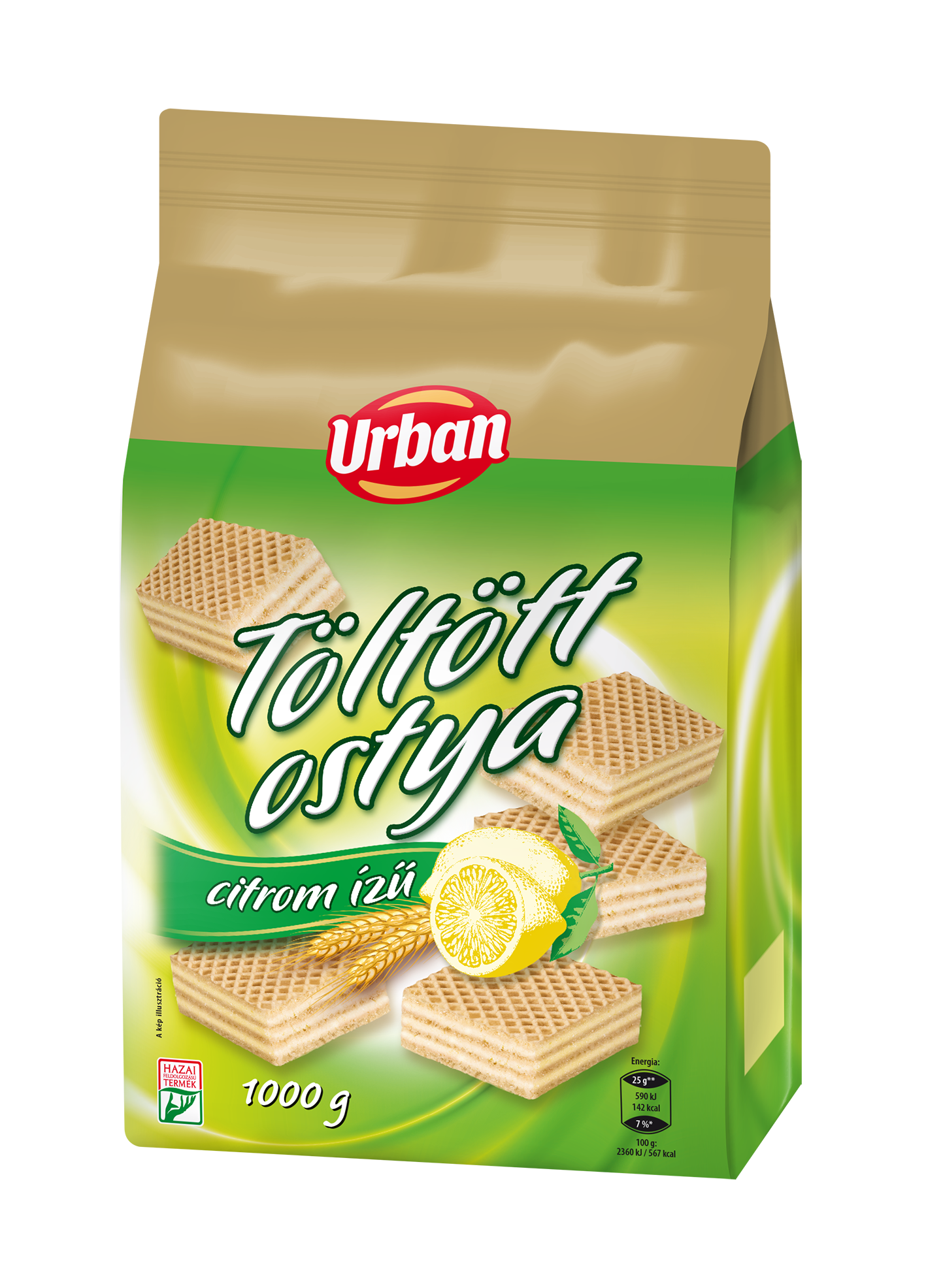 URBAN citromízű nápolyi 1kg tasakban